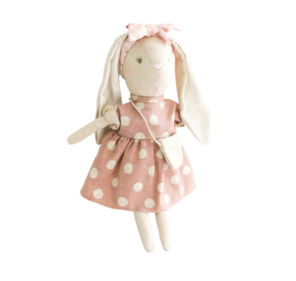 Alimrose | Sofia Linen Dress Bunny, Mauve | Little Lights Co.