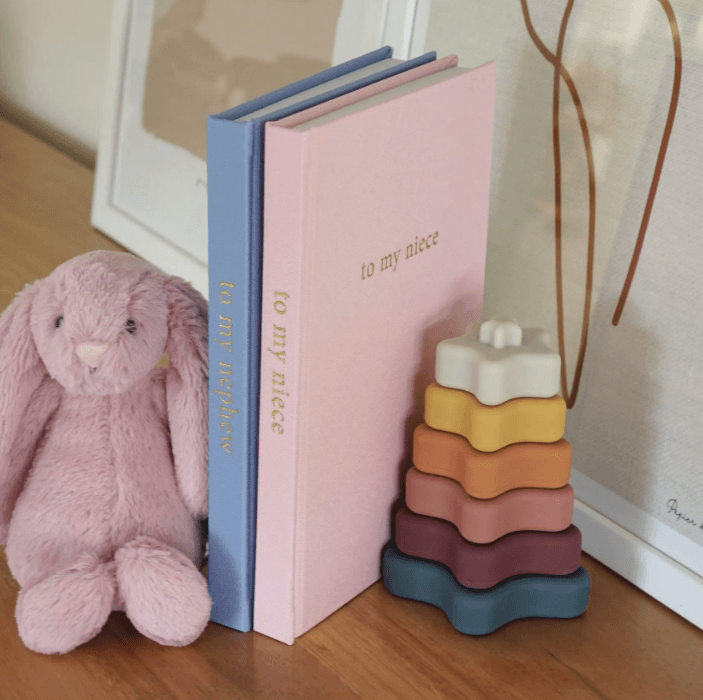 Childhood & Baby Journal | To My Nephew (Blue) | Little Lights Co.