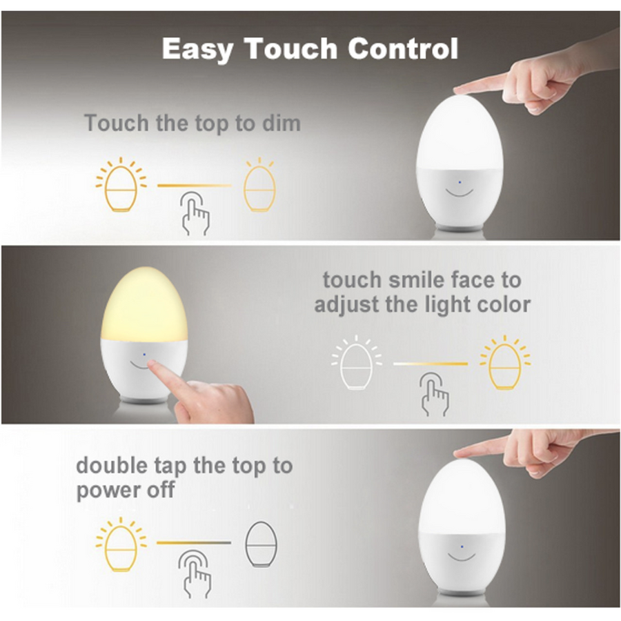 Rechargeable 'Egg' Night Light | Stellar Haus