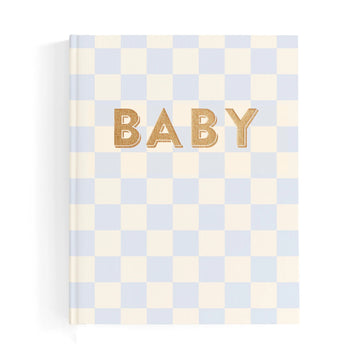 Fox & Fallow | Baby Book - Blue Check