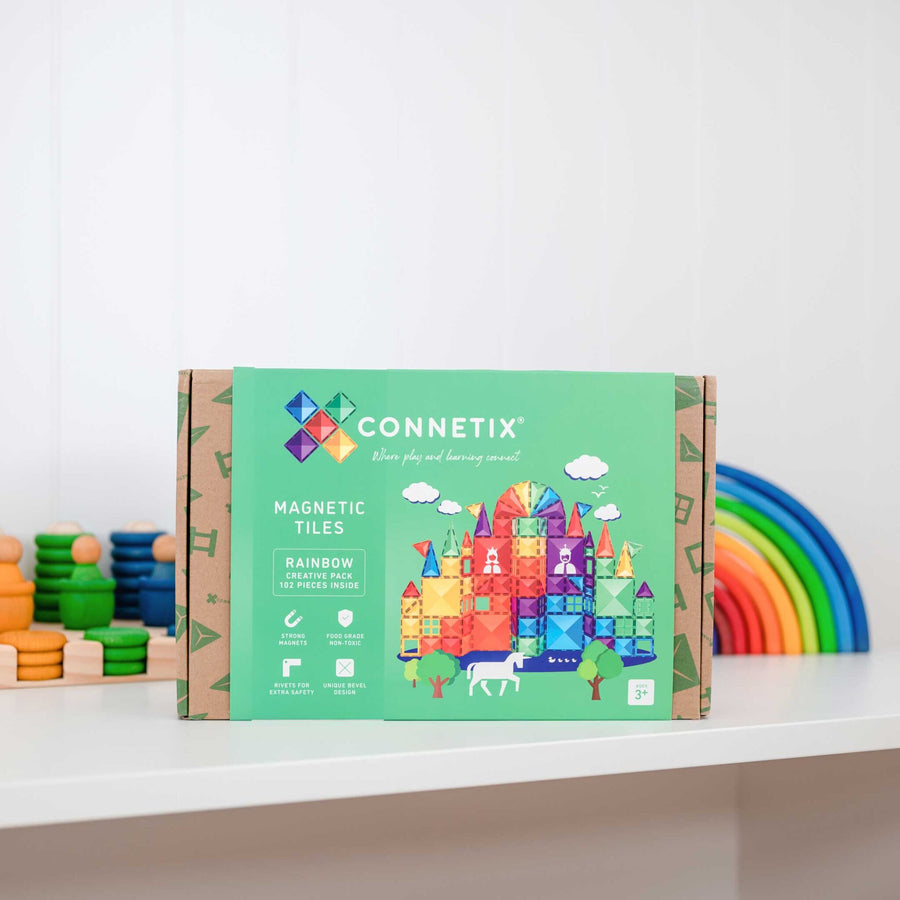 Connetix Magnetic Tiles |  102 Piece Creative Pack