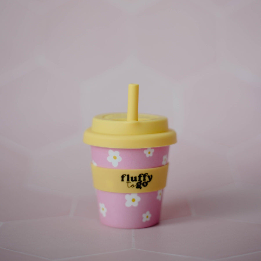 Fluffy to go | Classic Daisy, Bamboo Fluffy Cup | Little Lights Co.