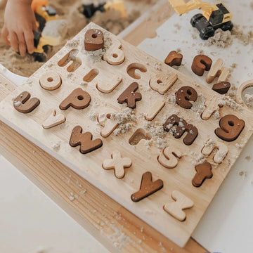 Q Toys | Natural Lowercase Puzzle