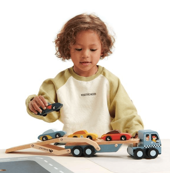Tender Leaf Toys | Car Transporter | Little Lights Co.