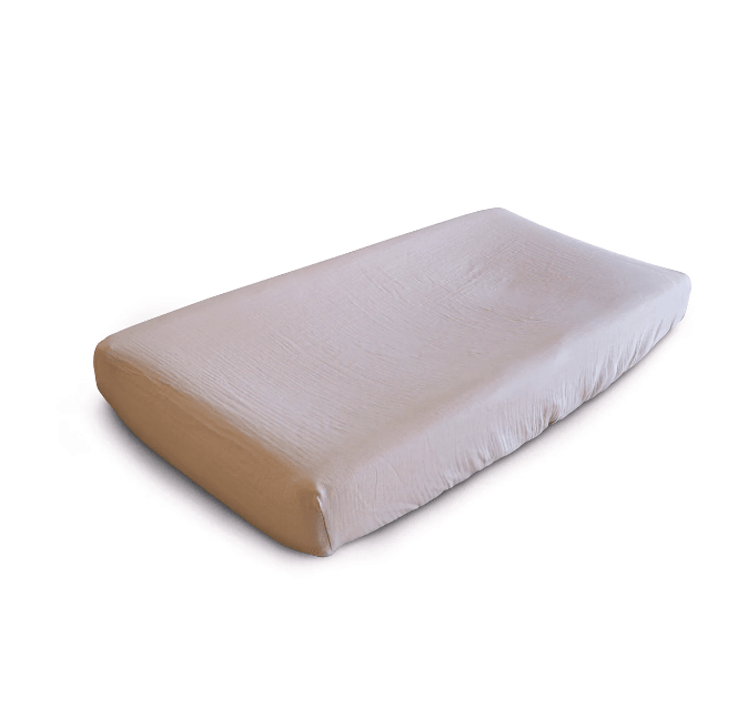Mushie | Changing Pad Cover, Blush | Little Lights Co.