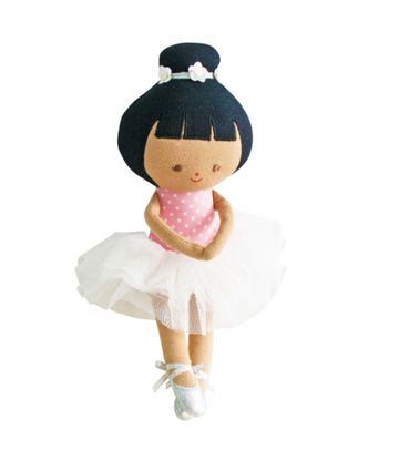 Alimrose | Baby Ballerina Doll - Pink Spot 25cm