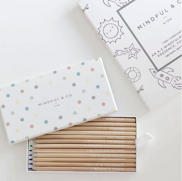 Affirmation Colouring Pencils | Mindful and Co Kids