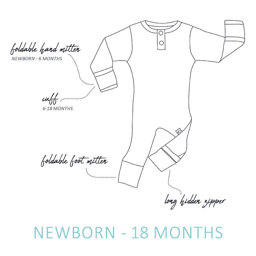 Snuggle Hunny Kids | Biscuit Growsuit | Little Lights Co.