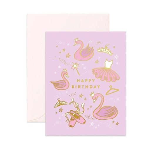 Happy Birthday Ballet Card | Fox and Fallow | Little Lights Co.