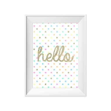 Hello Print A4 | Little Lights Co.