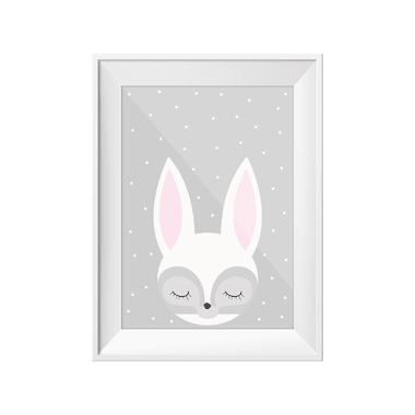 Little Rabbit A4 Print | Little Lights Co.