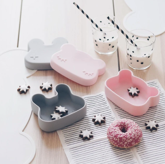 We Might Be Tiny | Bear Snackie, Powder Pink | Little Lights Co.