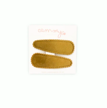 Cammy & Co | Gold Velvet Clip Set | Little Lights Co.