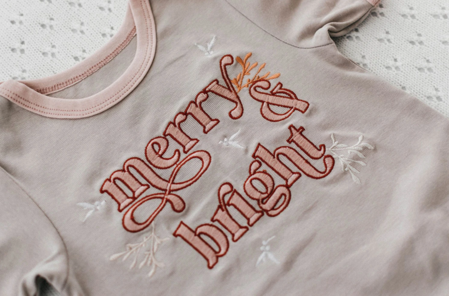Merry & Bright Romper/Tee | Piper Bug | Little Lights Co.