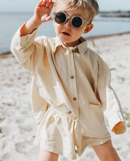Grech & Co, Kids Sustainable Sunglasses | Stone | Little Lights Co.