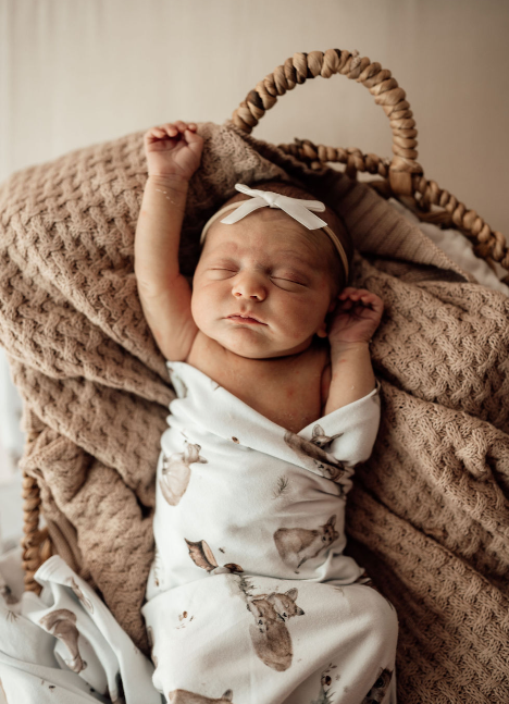Snuggle Hunny Kids | Hazelnut Diamond Knit Baby Blanket | Little Lights Co.
