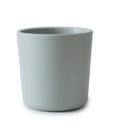 Mushie | Dinnerware Cup (Set Of 2) - Sage | Little Lights Co.