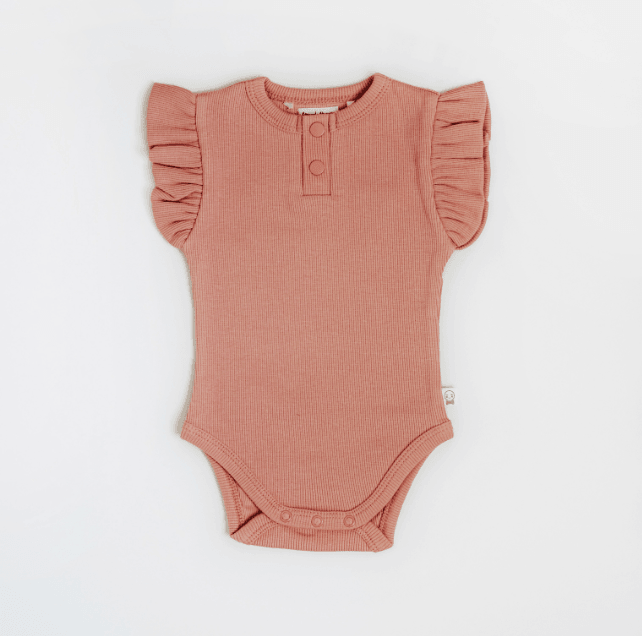 Snuggle Hunny Kids | Rose Short Sleeve Bodysuit | Little Lights Co.