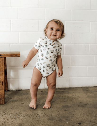 Snuggle Hunny Kids | Arizona Short Sleeve Bodysuit | Little Lights Co.