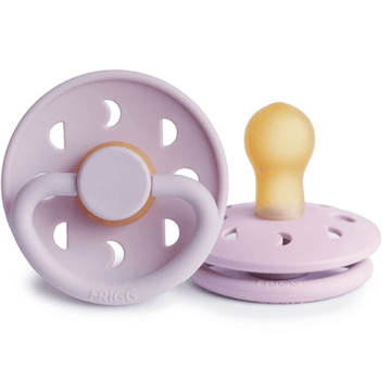 Frigg Moon Phase Pacifier, Soft Lilac (Natural Rubber) | Little Lights Co.