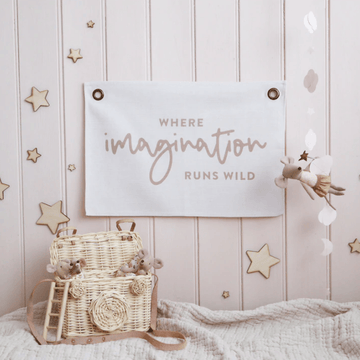 Leonie and the Leopard | Wall Banners, Imagination | Little Lights Co.