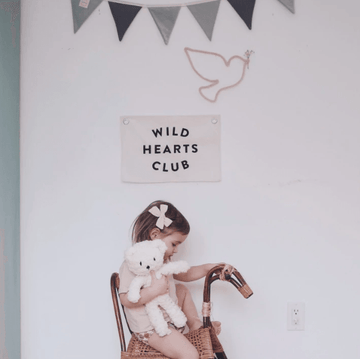 Leonie and the Leopard | Wall Banners, Wild Hearts Club | Little Lights Co.