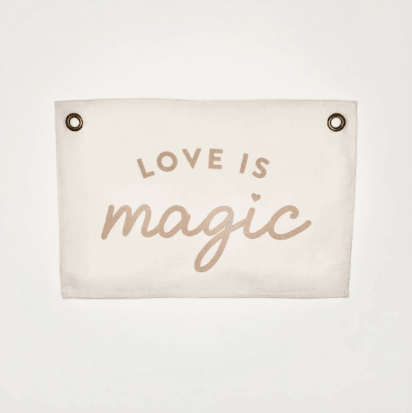 Leonie and the Leopard | Wall Banner, Love is Magic | Little Lights Co.