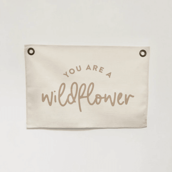 Leonie and the Leopard | Wall Banners, You are a Wildflower | Little Lights Co.
