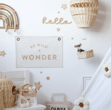 Leonie and the Leopard | Wall Banners, Be Wild + Wonder | Little Lights Co.