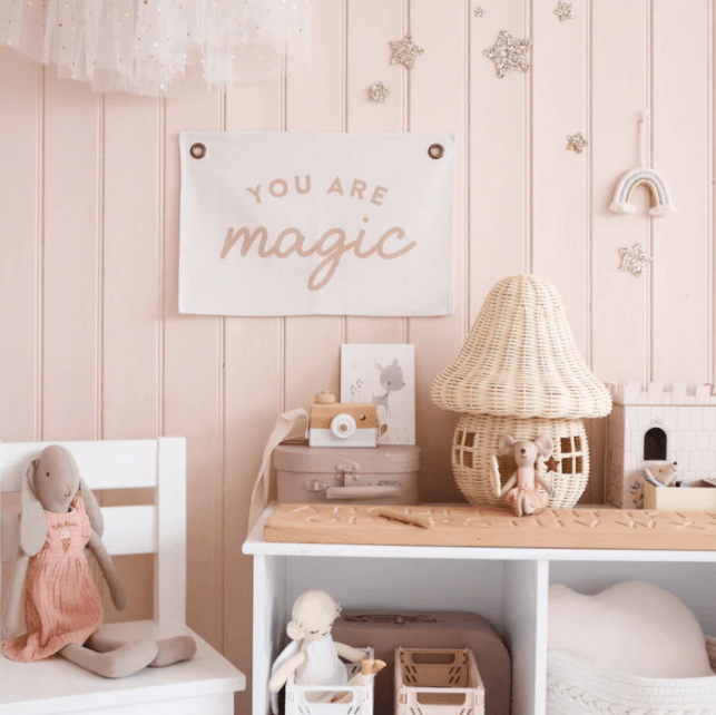 Leonie and the Leopard | Wall Banners, You are Magic | Little Lights Co.