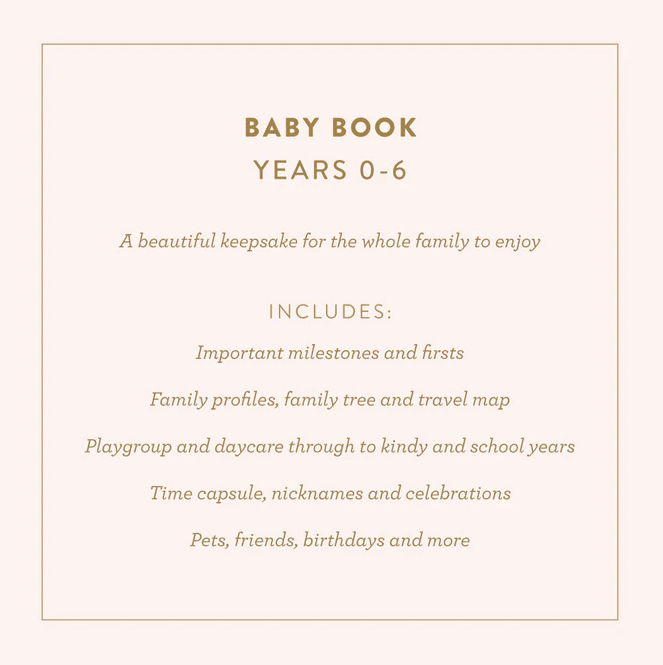Fox & Fallow | Baby Book - Biscuit | Little Lights Co.