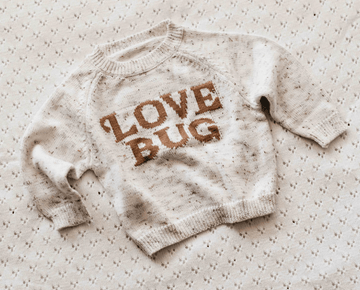 Bencer and Hazelnut | Love Bug Knit - Oatmeal | Little Lights Co.