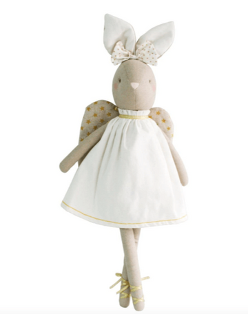 Alimrose | Abby Angel Bunny 48cm, Ivory | Little Lights Co.