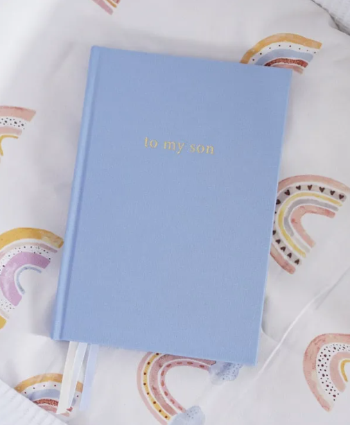 Childhood & Baby Journal | To My Son (Blue)