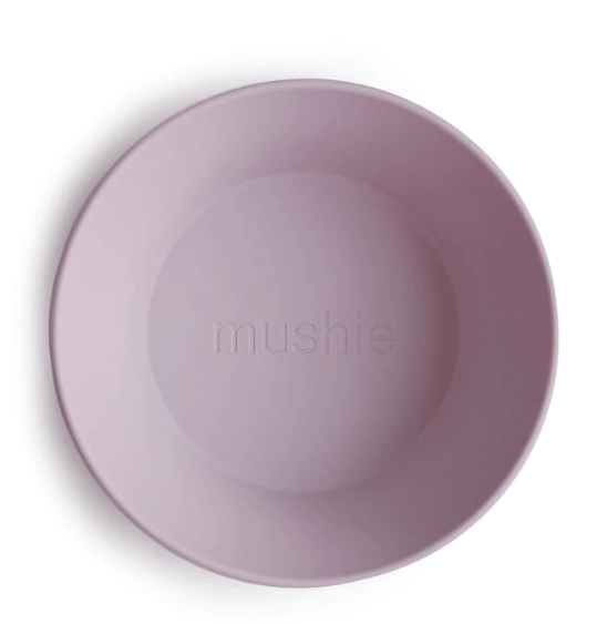 Mushie | Round Dinnerware Bowl (SET OF 2) - SOFT LILAC | Little Lights Co.
