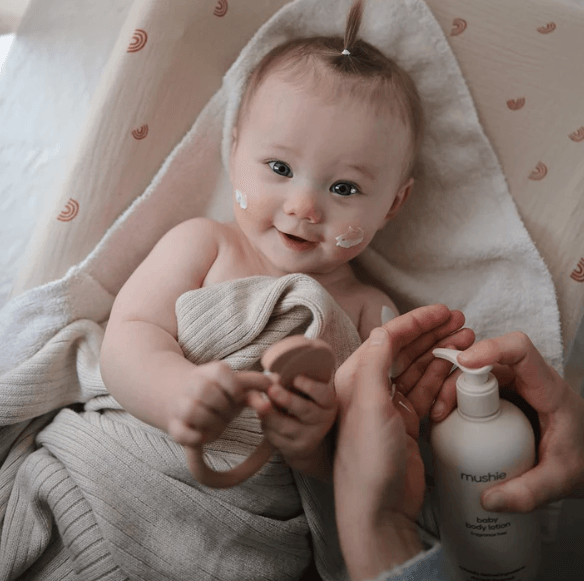 Mushie | Baby Body Lotion (Fragrance Free) | Little Lights Co.