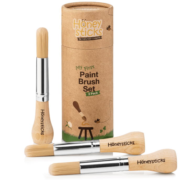 Honeysticks | My First Paint Brush Set - 3 Pack | Little Lights Co.