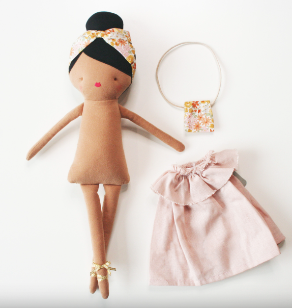 Alimrose | Piper Doll 43cm, Pale Pink