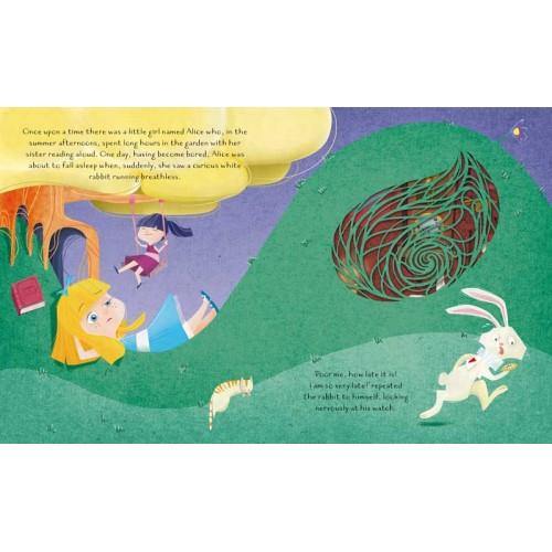 Sassi Junior | Alice in Wonderland Die-Cut Book | Little Lights Co.