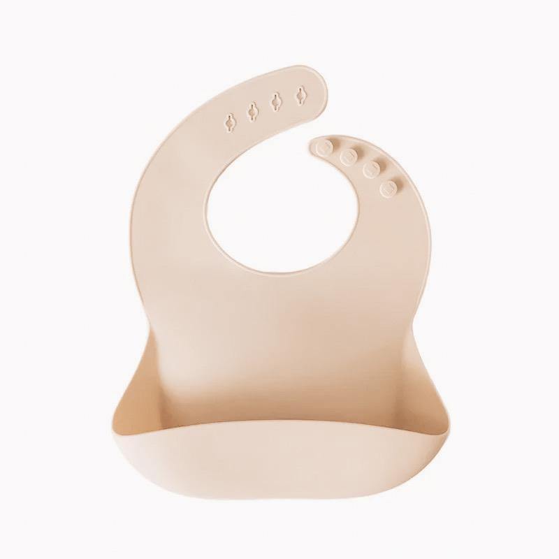 Silicone Baby Bib | Natural | Little Lights Co.