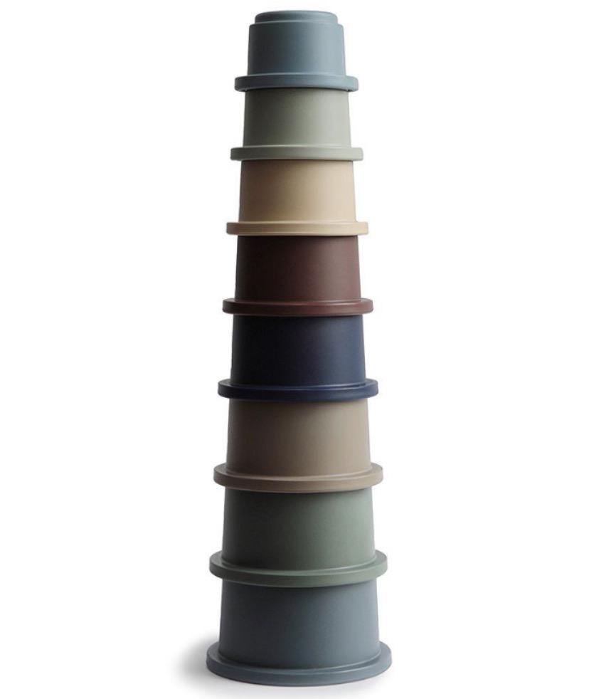 Mushie | Stacking Cup - Forest | Little Lights Co.