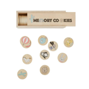 OYOY Mini | Wooden cookie memory card game - nature | Little Lights Co.
