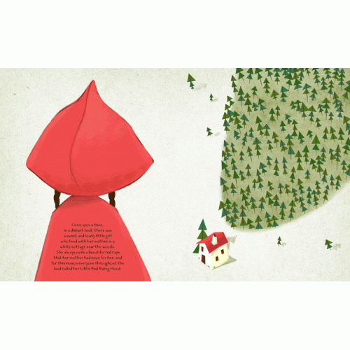Little Red Riding Hood Die-Cut Book | Sassi Junior | Little Lights Co.