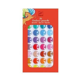Djeco | 36 Paint Colour Cakes