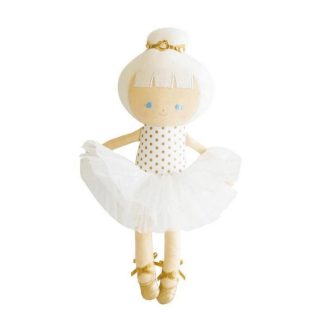 Alimrose | Baby Ballerina Doll, Gold Spot