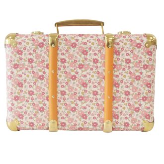 Alimrose | Vintage Style Suitcase, Rose Garden