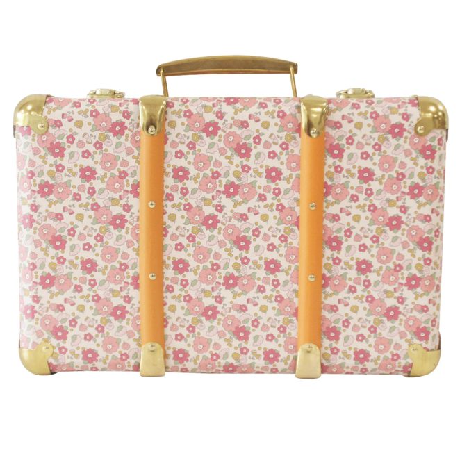 Alimrose | Vintage Style Suitcase, Rose Garden