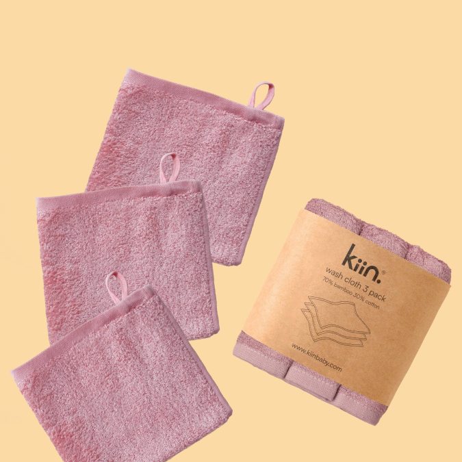 Kiin | Wash Cloths 3 pack, Heather