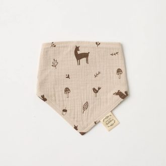 Over the Dandelions | Organic Muslin Woodlands Bib