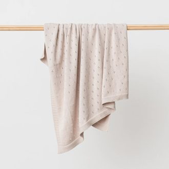 Over the Dandelions | Marley Organic Blanket, Fawn